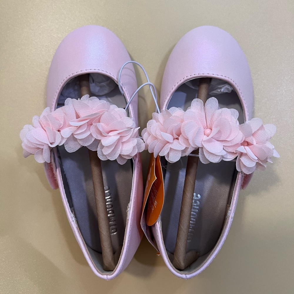 Gymboree Girls Floral Ballet Flats shoes size 8